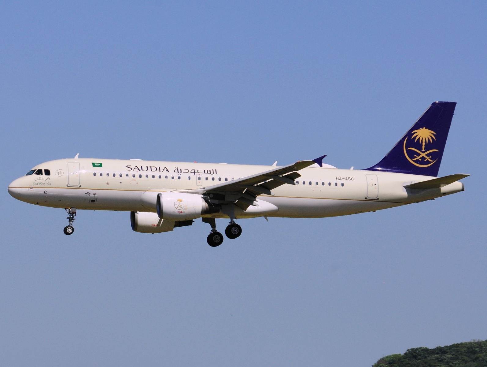 HZ-ASC - A320-214 - Saudi Arabian Airlines - VIE - 25-06-2025
