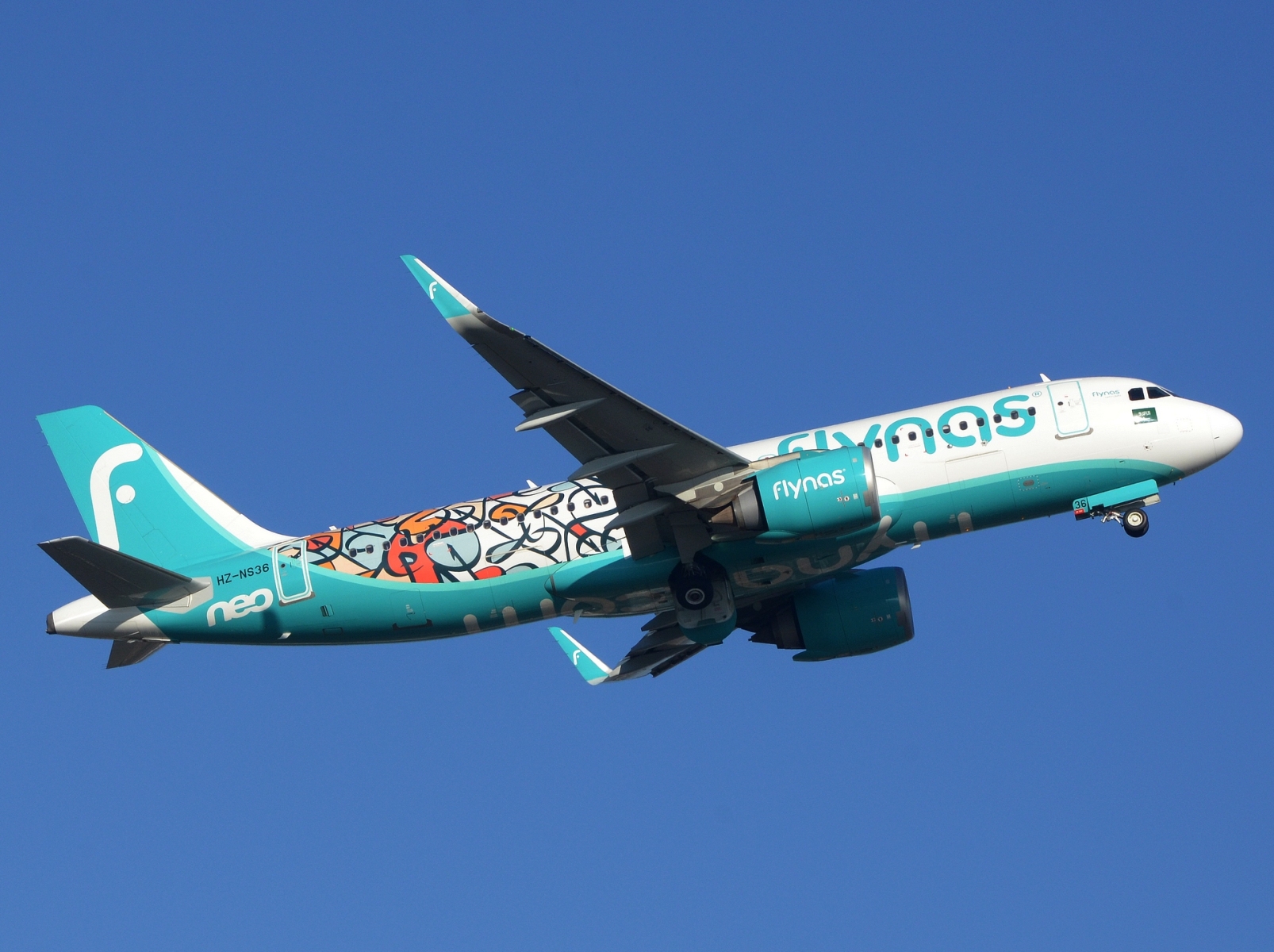 HZ-NS36 - A320-251N - Flynas - BRU - 18-02-2025