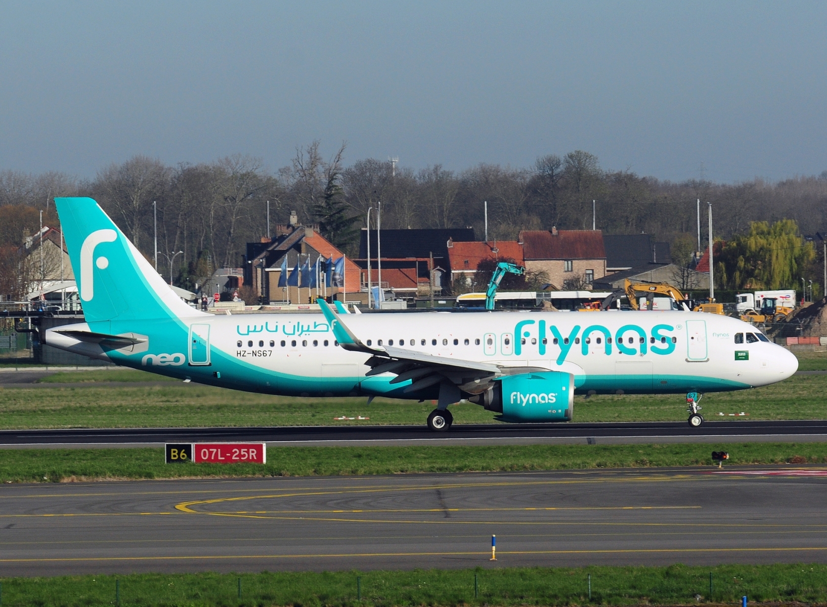 HZ-NS67 - A320-251N - Flynas - BRU - 01-04-2025