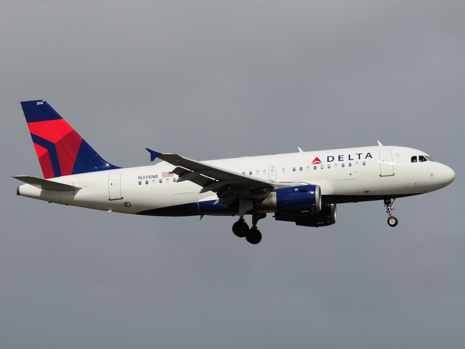N314NB - A319-114 - Delta Air Lines - MIA - 30-11-2025