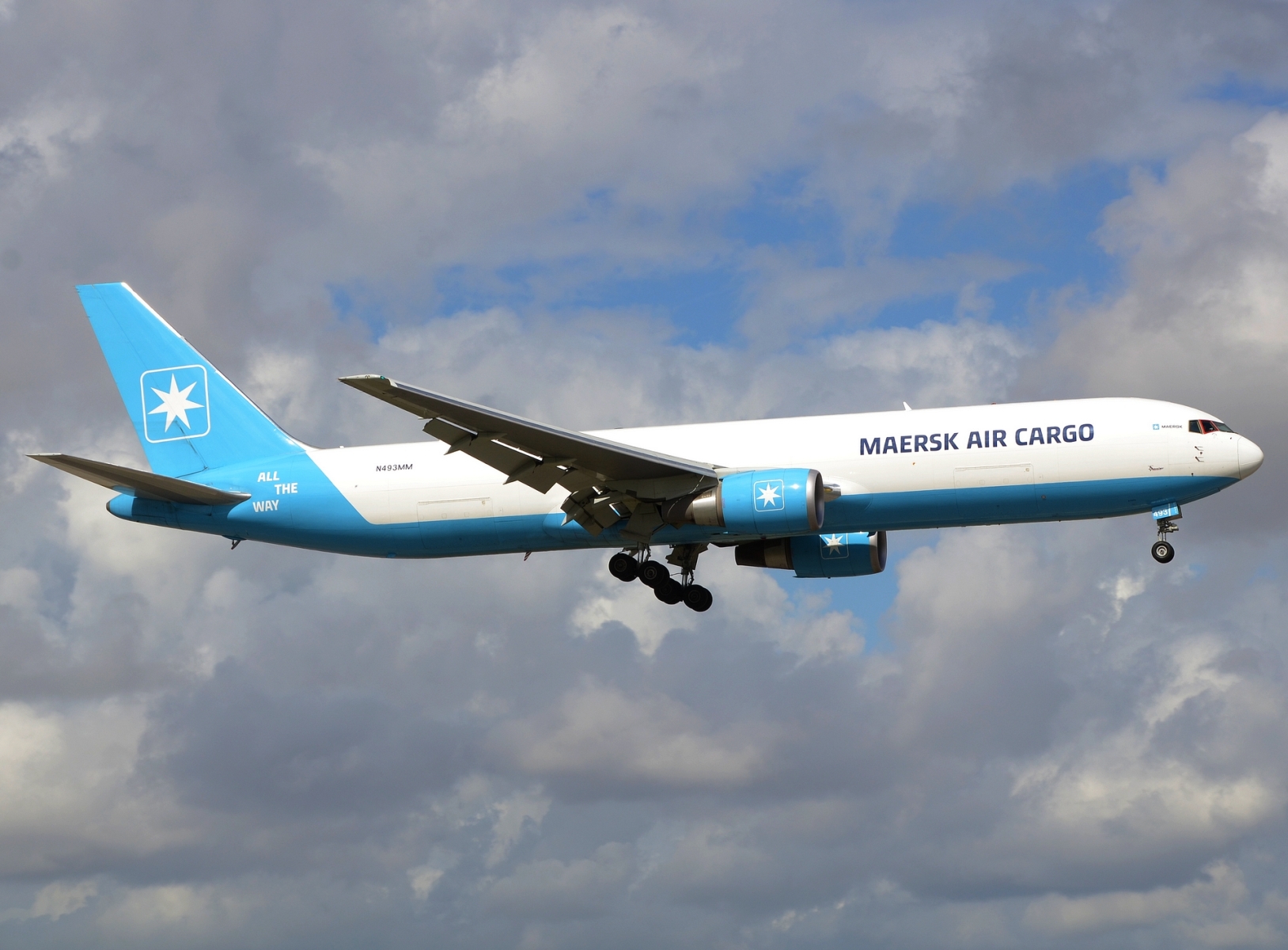 N493MM - 767-300F(ER) - Maersk Air - MIA - 26-11-2025