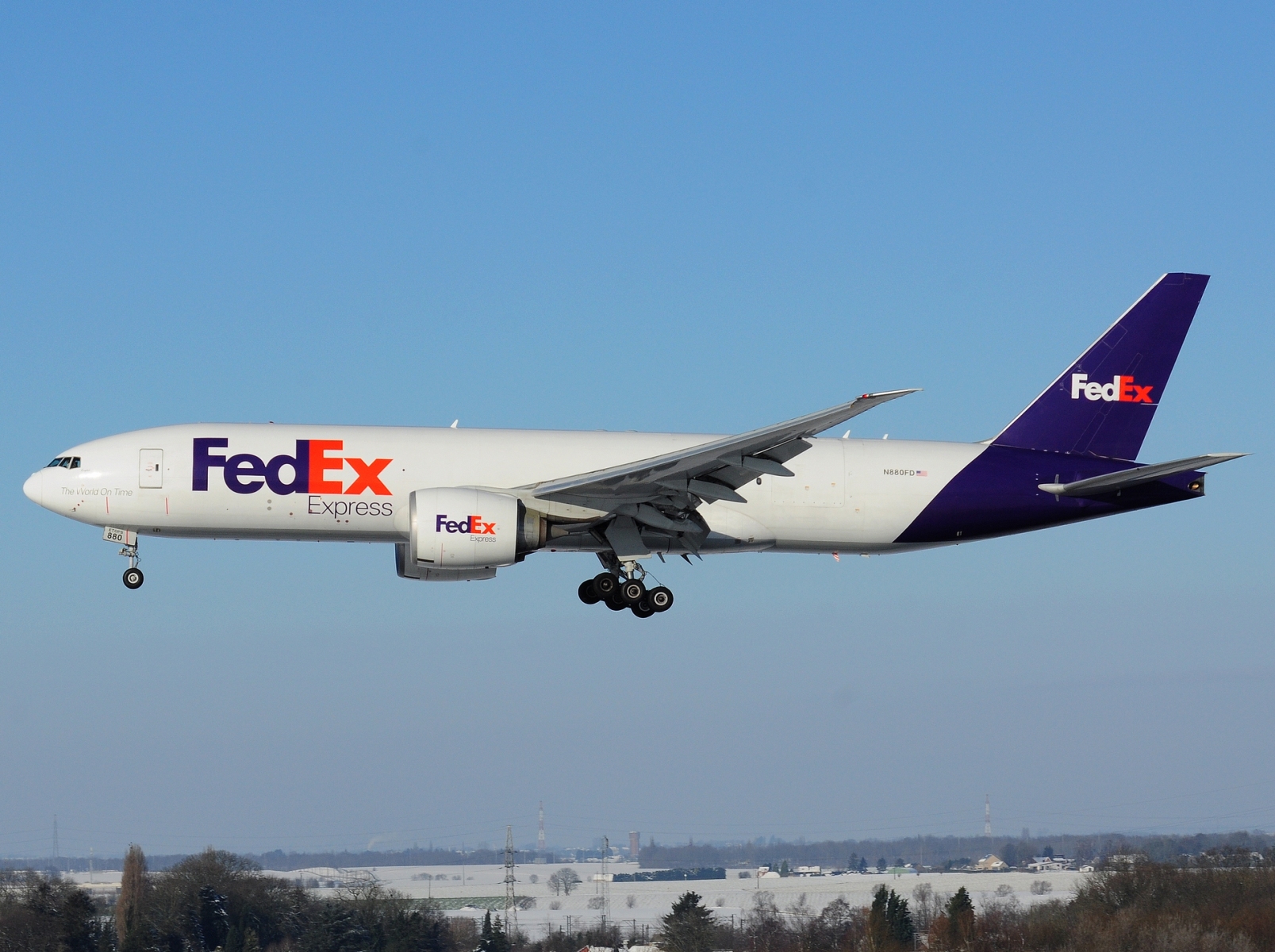 N880FD - 777-F28 - Federal Express (FedEx) - LGG - 10-01-2025