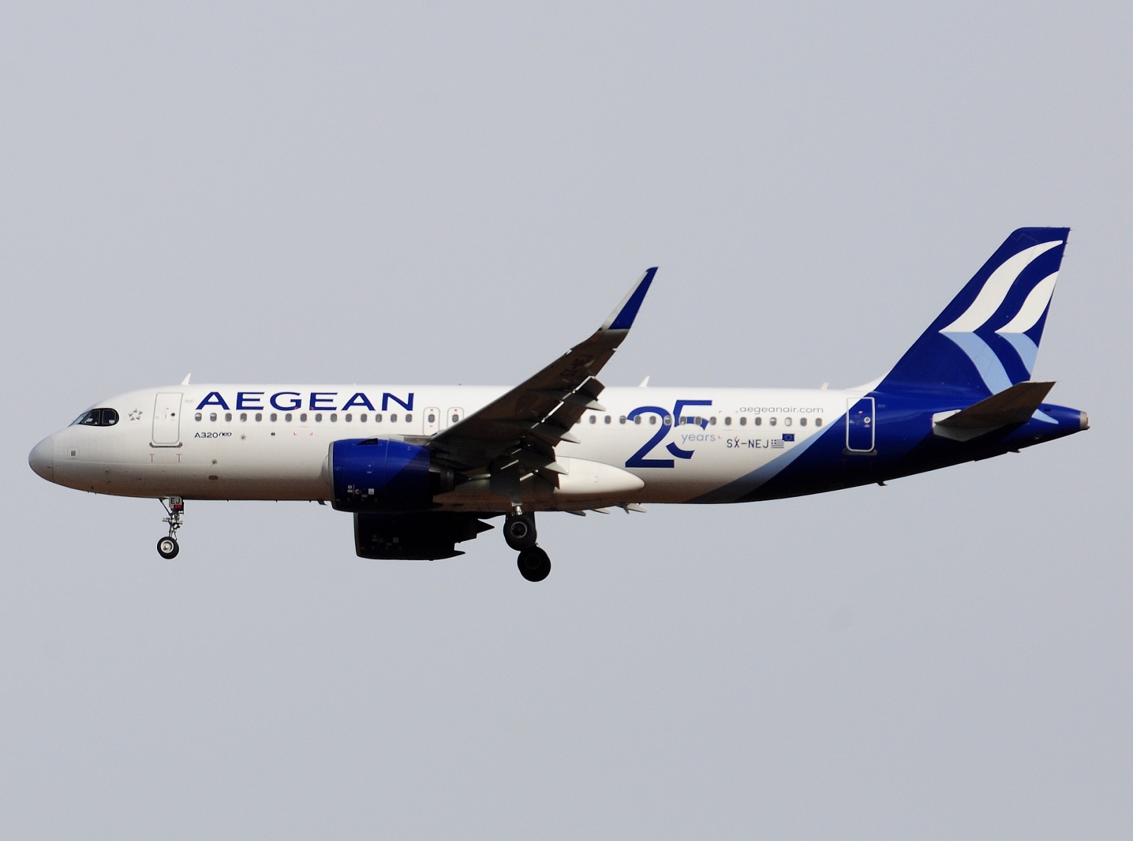 SX-NEJ - A320-271N(WL) - Aegean Airlines - ATH - 04-04-2025b