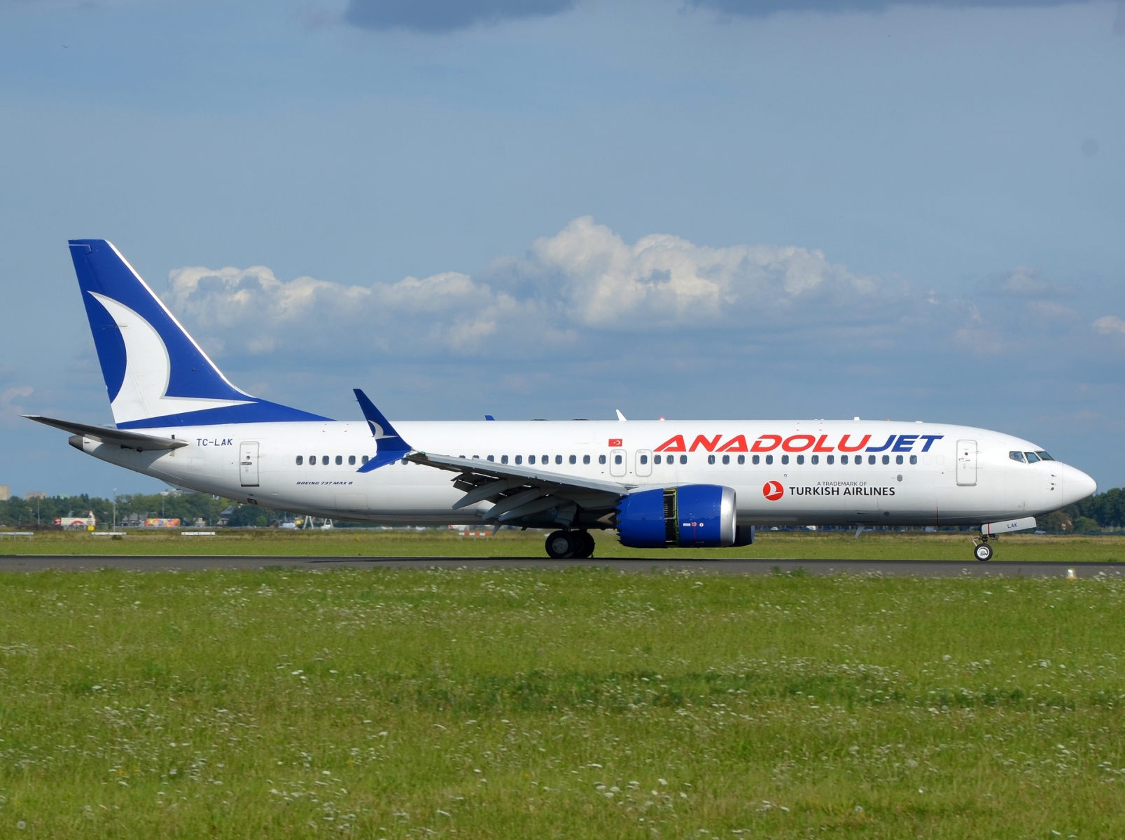 TC-LAK - 737-8 MAX - Anadolu Jet - AMS - 25-08-2025
