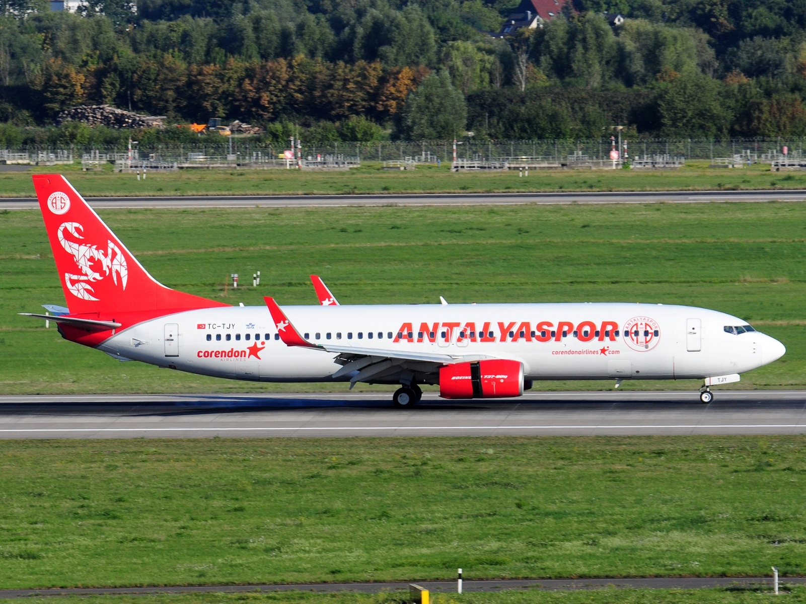 TC-TJY - 737-8AS(WL) - Corendon Airlines - DUS - 19-08-2025
