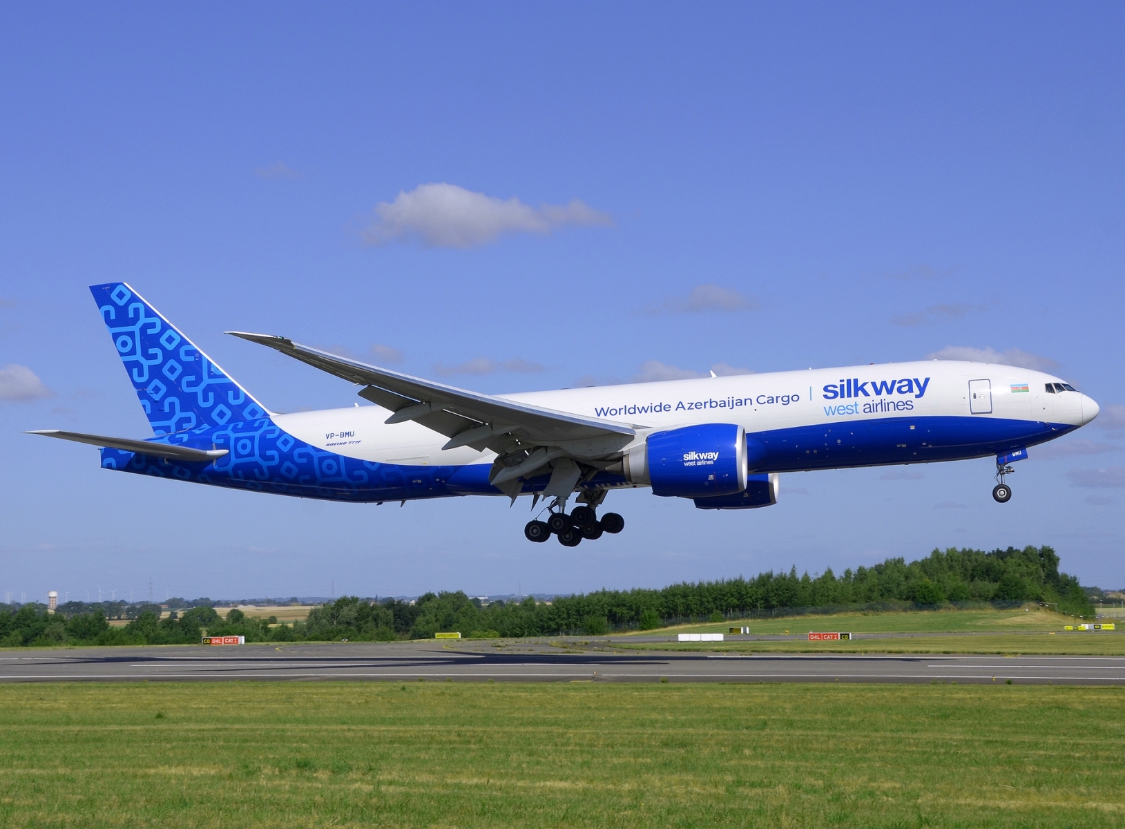 VP-BMU - 777-F - Silk Way West Airlines - LGG - 03-07-2025