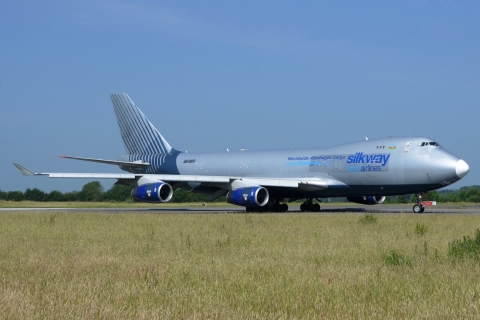 4K-BCH - 747-467F - Silk Way West Airlines - LGG - 12-06-2025c