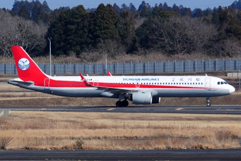 B-32AW - A321-271NX(WL) - Sichuan Airlines - NRT - 21-03-2025