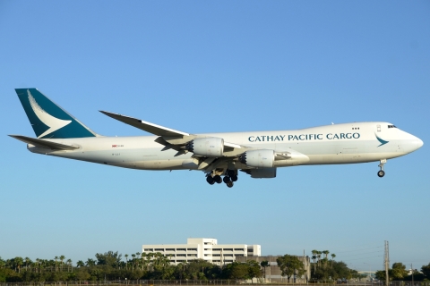 B-LJJ - 747-867F - Cathay Pacific Airways - MIA - 29-11-2025