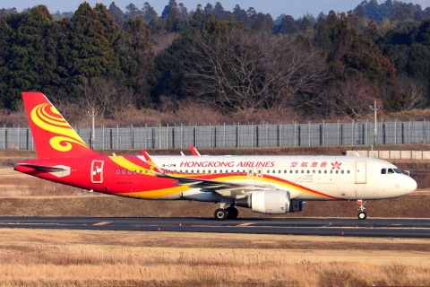 B-LPM - A320-214(WL) - Hong Kong Airlines - NRT - 21-03-2025