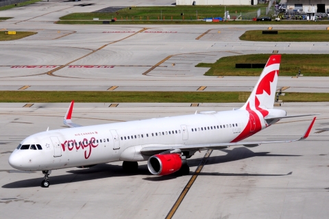 C-FJQH - A321-211(WL) - Air Canada Rouge - FLL - 27-11-2025