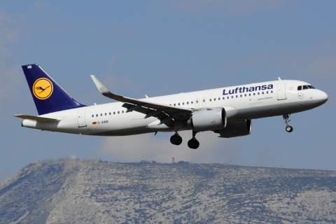 D-AINB - A320-271N(WL) - Lufthansa - ATH - 01-04-2025