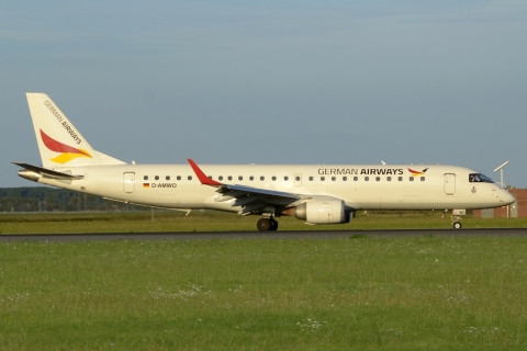 D-AMWO - ERJ-190LR (ERJ-190-100 LR) - German Airways - AMS - 25-08-2025