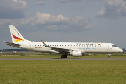 D-AWSI - ERJ-190LR (ERJ-190-100 LR) - German Airways - AMS - 25-08-2025