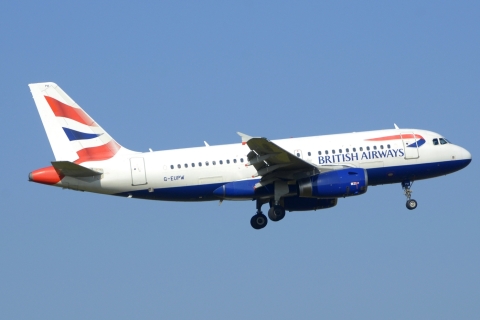 G-EUPW - A319-131 - British Airways - BRU - 08-03-2025