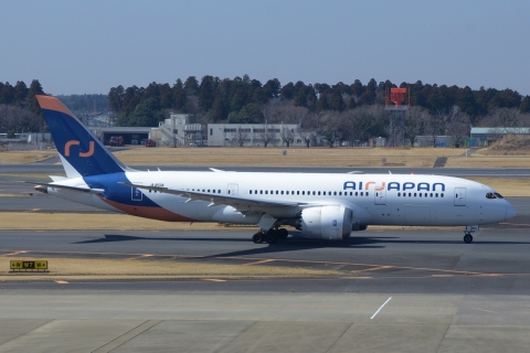JA801A - 787-8 Dreamliner - Air Japan - NRT - 21-03-2025
