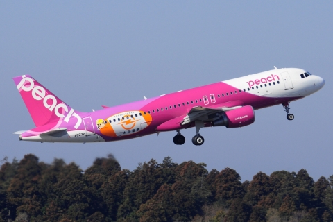 JA823P - A320-214 - Peach - NRT - 21-03-2025