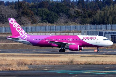 JA827P - A320-214 - Peach - NRT - 21-03-2025
