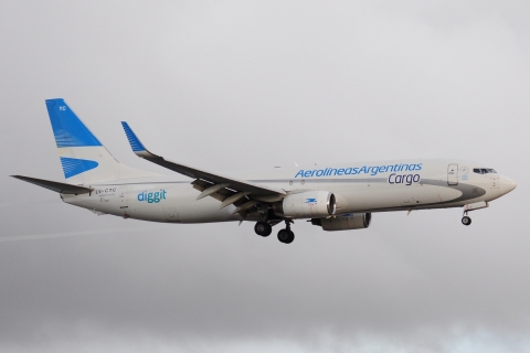 LV-CTC - 737-86J(WL) - Aerolineas Argentinas Cargo - MIA - 30-11-2025