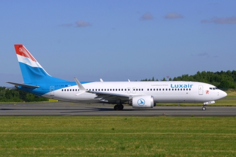 LX-LBK - 737-8 MAX - Luxair - LGG - 03-07-2025b