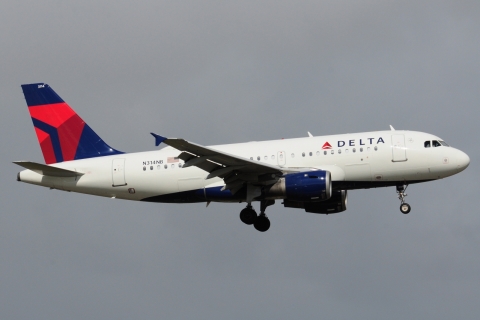 N314NB - A319-114 - Delta Air Lines - MIA - 30-11-2025
