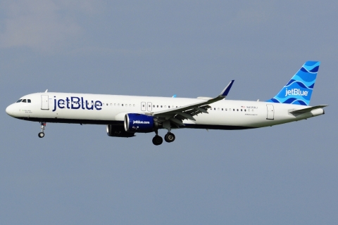 N4058J - A321-271NX(WL) - JetBlue Airways - AMS - 25-08-2025