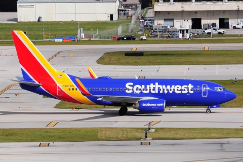 N480WN - 737-7H4(WL) - Southwest Airlines - FLL - 27-11-2025