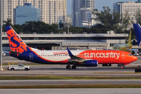 N803SY - 737-8Q8(WL) - Sun Country Airlines - FLL - 27-11-2025