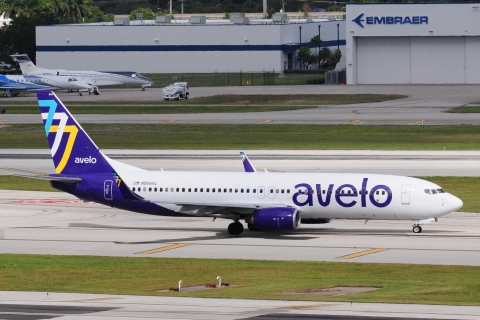 N806VL - 737-8EH(WL) - Avelo Airlines - FLL - 27-11-2025