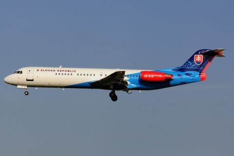 OM-BYB - Fokker 100 - Slovak Government Flying Service - BRU - 19-05-2025