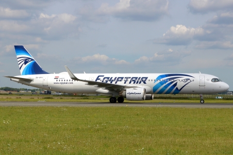 SU-GFV - A321-251NX(WL) - EgyptAir - AMS - 25-08-2025