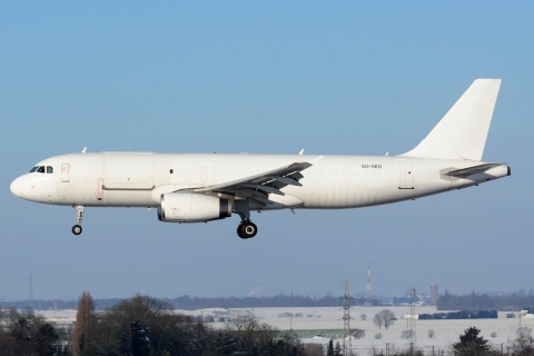 SU-SKD - A320-232 - Sky Vision Airlines - LGG - 10-01-2025