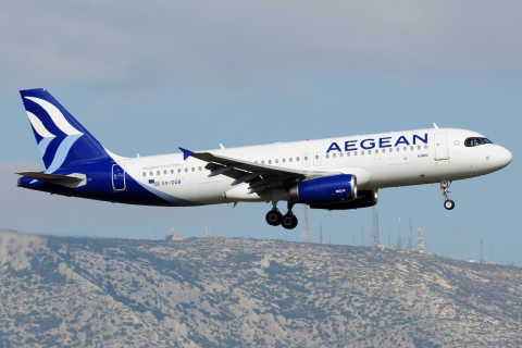 SX-DGB - A320-232 - Aegean Airlines - ATH - 04-04-2025