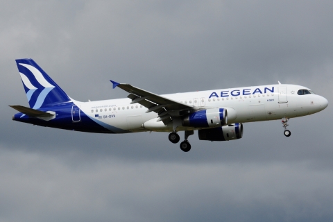 SX-DVV - A320-232 - Aegean Airlines - ATH - 03-04-2025