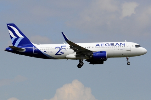 SX-NEJ - A320-271N(WL) - Aegean Airlines - ATH - 04-04-2025