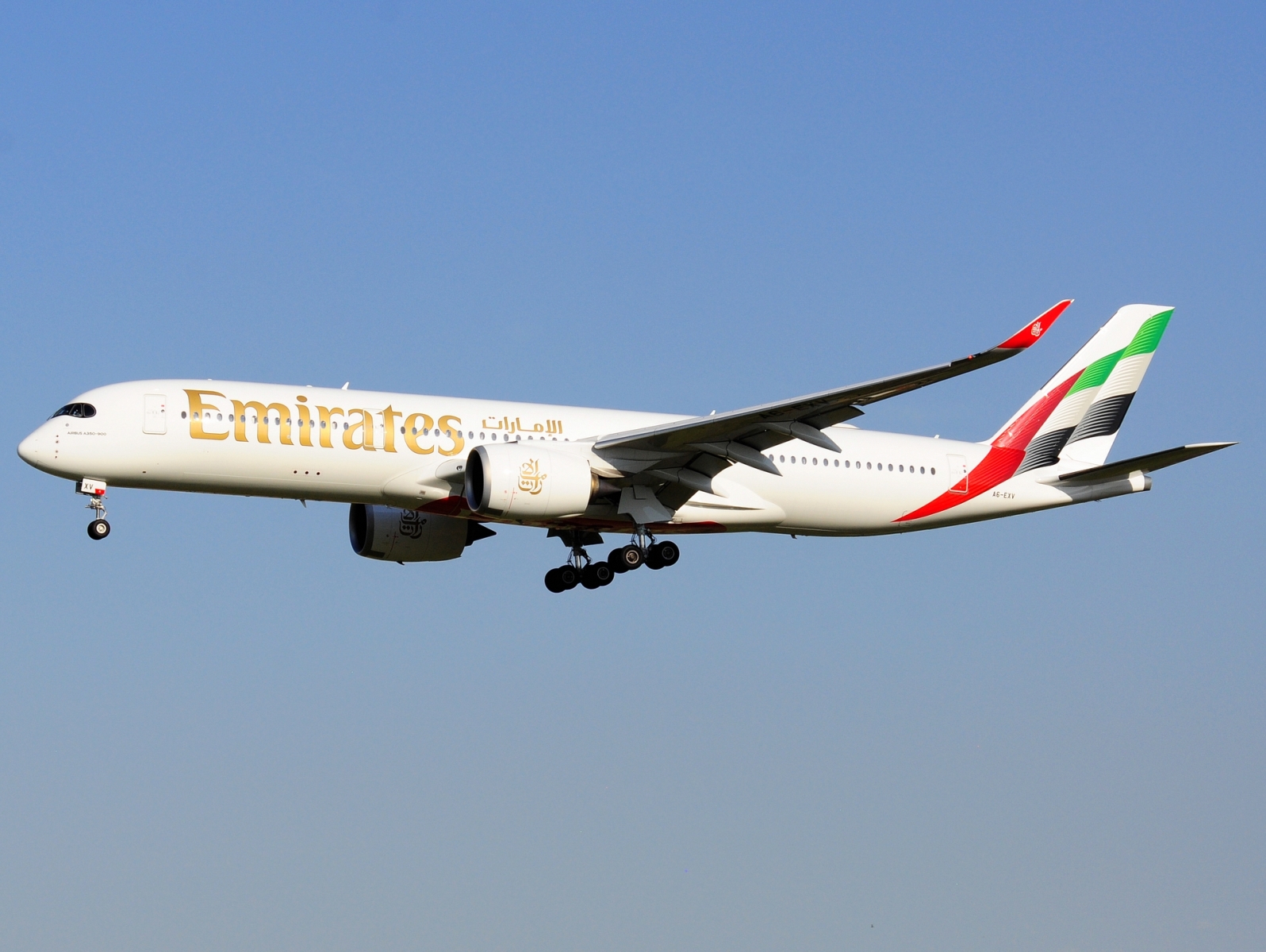 A6-EXV _ A350-941 _ Emirates _ BRU _ EBBR _ 12-07-2026