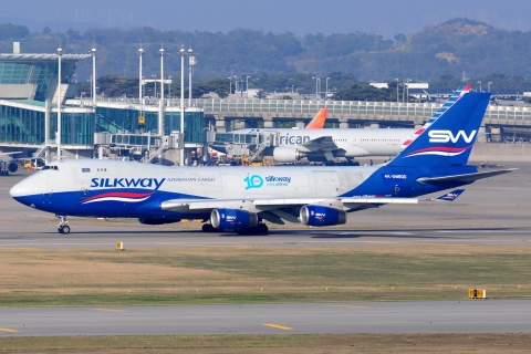 4K-SW800 _ 747-4R7F _ Silk Way Airlines _ ICN _ RKSI _ 01-05-2026
