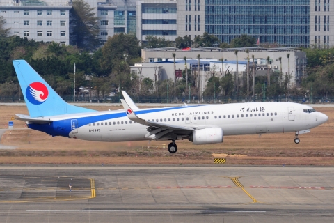 B-1445 _ 737-800(WL) _ Hebei Airlines _ CAN _ ZGGG _ 08-02-2026