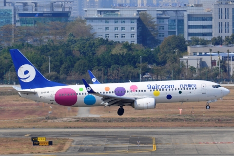 B-1592 _ 737-800(WL) _ 9 Air _ CAN _ ZGGG _ 07-02-2026