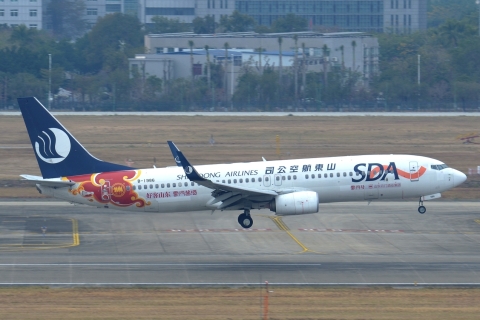 B-1986 _ 737-85N(WL) _ Shandong Airlines _ CAN _ ZGGG _ 06-02-2026