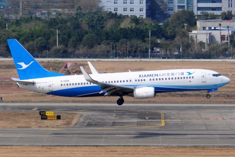 B-5565 _ 737-86N(WL) _ Xiamen Airlines _ CAN _ ZGGG _ 08-02-2026