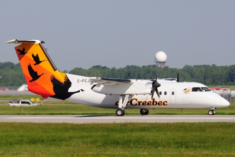 C-FCJD _ DHC-8-102 _ Air Creebec _ YUL _ CYUL _ 28-06-2026