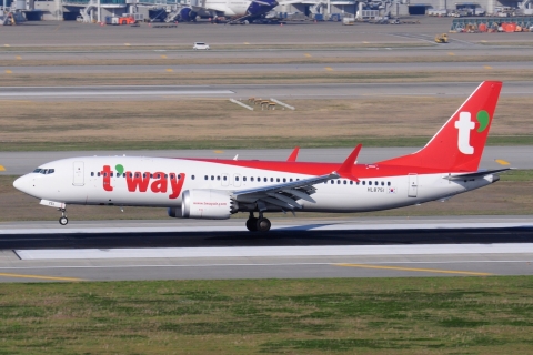 HL8751 _ 737-8 MAX _ T\'Way Air _ ICN _ RKSI _ 01-05-2026