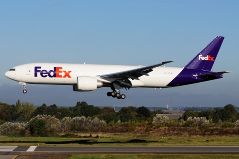 N837FD _ 777-F _ Federal Express (FedEx) _ LGG _ EBLG _ 12-10-2026